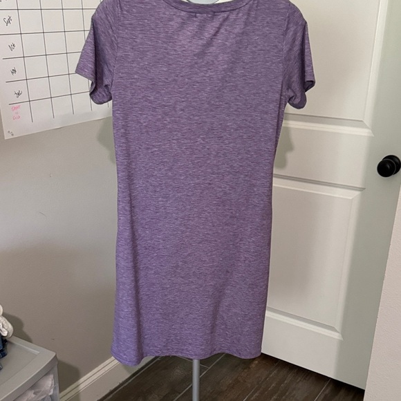 Locryz Purple V-Neck Dress - Picture 4 of 8
